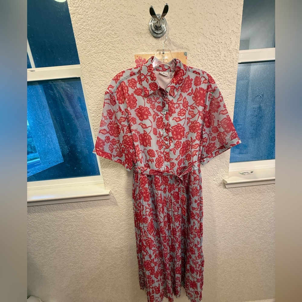 Hermoza Chiffon Floral Maxi Flowy Size Small NWOT Resort, Wedding Guest & Boho - Picture 16 of 17